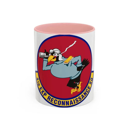 4th Expeditionary Reconnaissance Squadron (U.S. Air Force) Accent Coffee Mug 11oz Pink - Go Mug Yourself