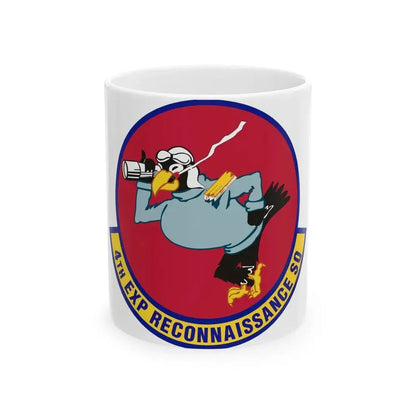 4th Expeditionary Reconnaissance Squadron (U.S. Air Force) White Coffee Mug 11oz - Go Mug Yourself