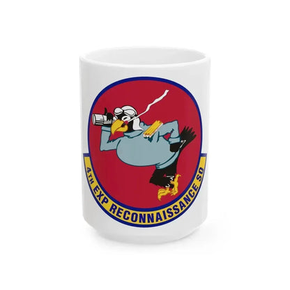 4th Expeditionary Reconnaissance Squadron (U.S. Air Force) White Coffee Mug 15oz - Go Mug Yourself