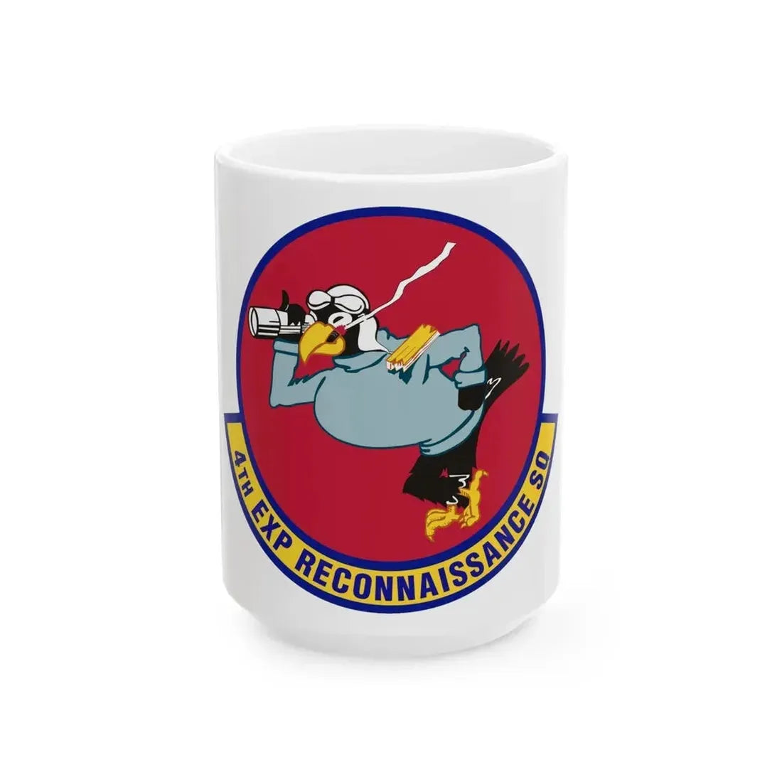 4th Expeditionary Reconnaissance Squadron (U.S. Air Force) White Coffee Mug 15oz - Go Mug Yourself