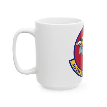 4th Expeditionary Reconnaissance Squadron (U.S. Air Force) White Coffee Mug - Go Mug Yourself