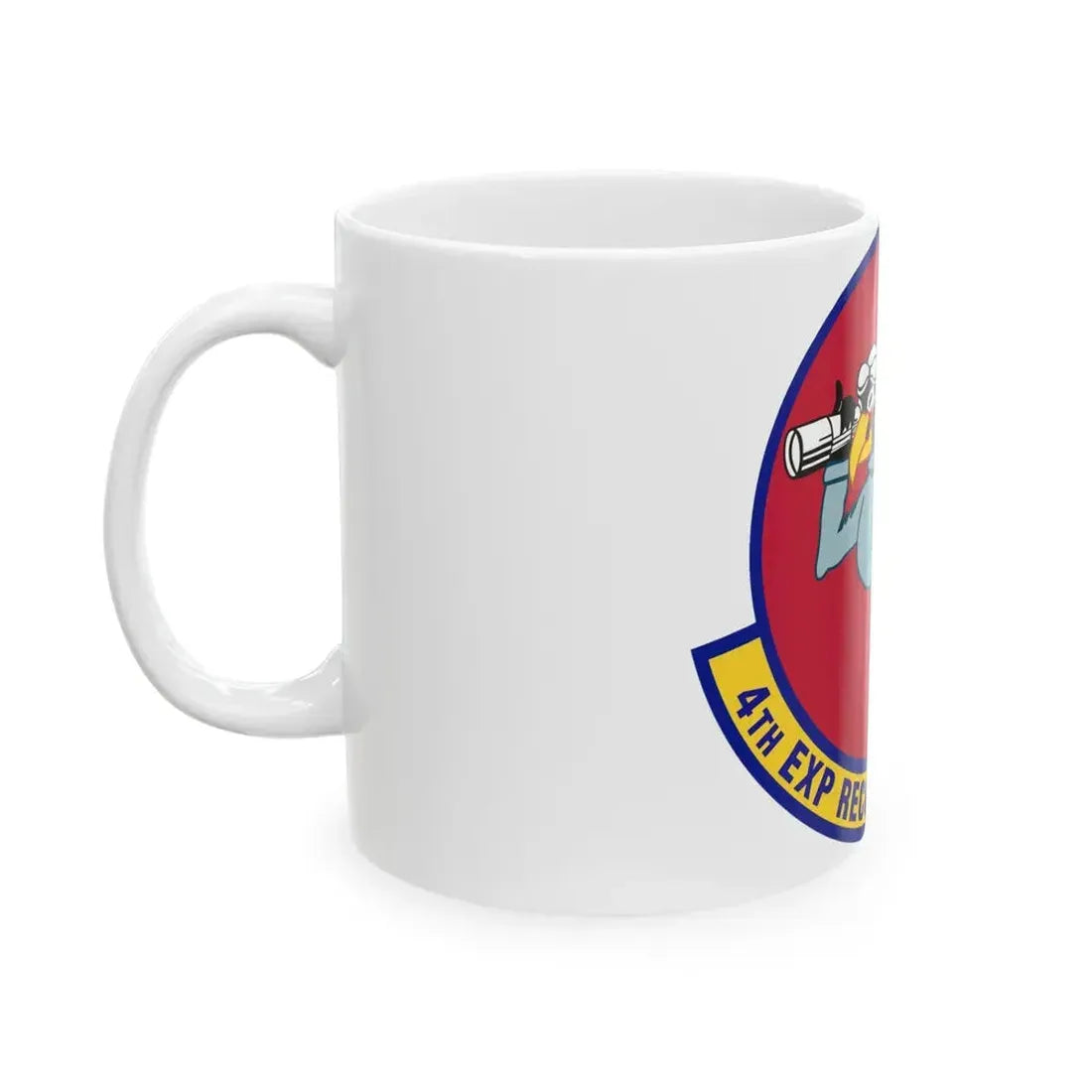 4th Expeditionary Reconnaissance Squadron (U.S. Air Force) White Coffee Mug - Go Mug Yourself