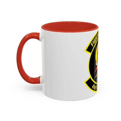 4th Fighter SQ Fightin' Fuujins (U.S. Air Force) Accent Coffee Mug - Go Mug Yourself