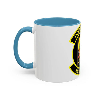 4th Fighter SQ Fightin' Fuujins (U.S. Air Force) Accent Coffee Mug - Go Mug Yourself