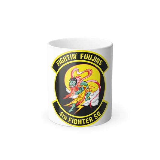 4th Fighter SQ Fightin' Fuujins (U.S. Air Force) Color Changing Coffee Mug 11oz - Go Mug Yourself