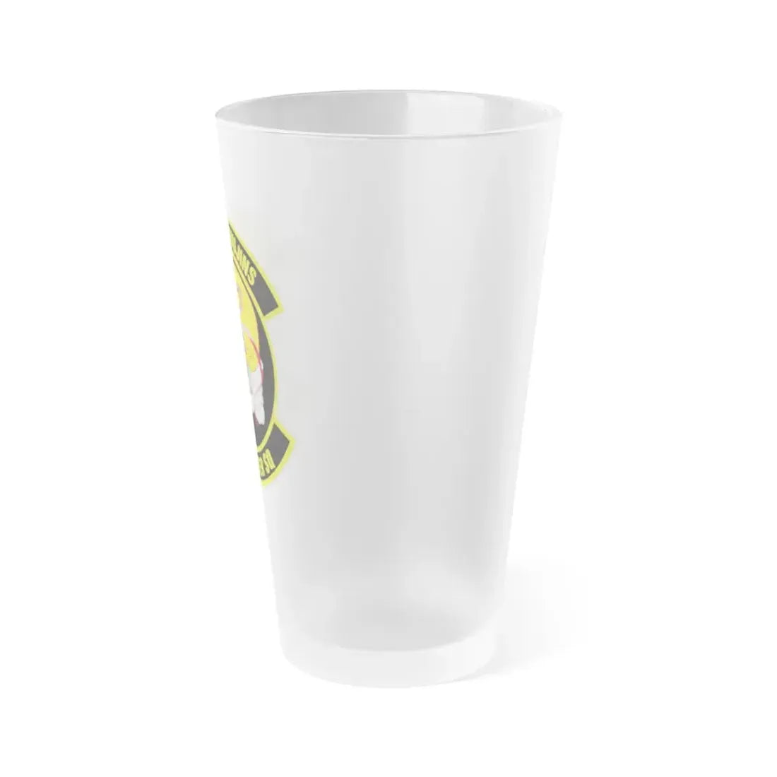 4th Fighter SQ Fightin' Fuujins (U.S. Air Force) Frosted Pint Glass 16oz - Go Mug Yourself