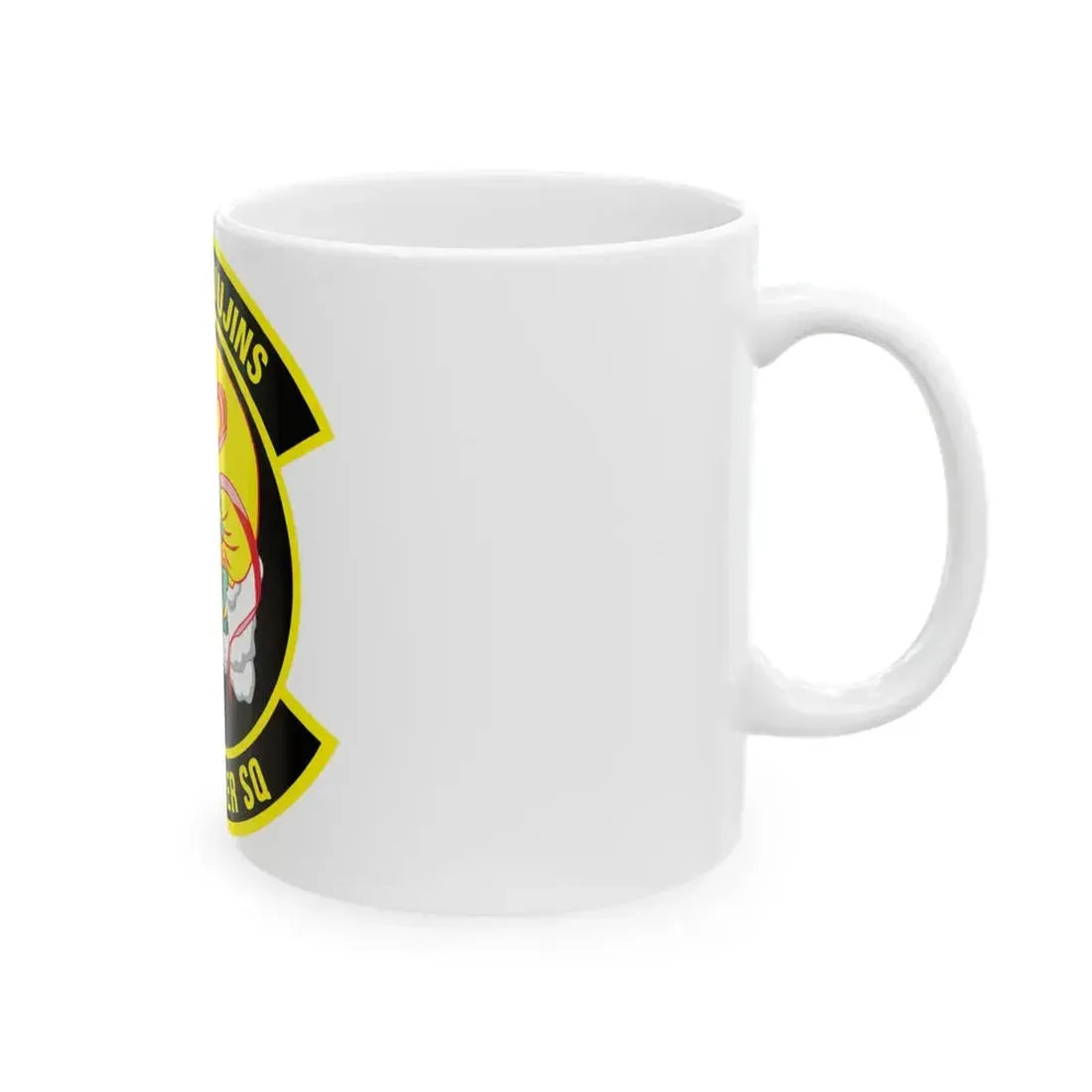4th Fighter SQ Fightin' Fuujins (U.S. Air Force) White Coffee Mug - Go Mug Yourself