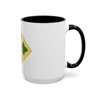 4th Infantry Division CSIB2 (U.S. Army) Accent Coffee Mug - Go Mug Yourself