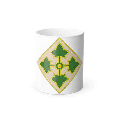4th Infantry Division CSIB2 (U.S. Army) Color Changing Coffee Mug 11oz - Go Mug Yourself