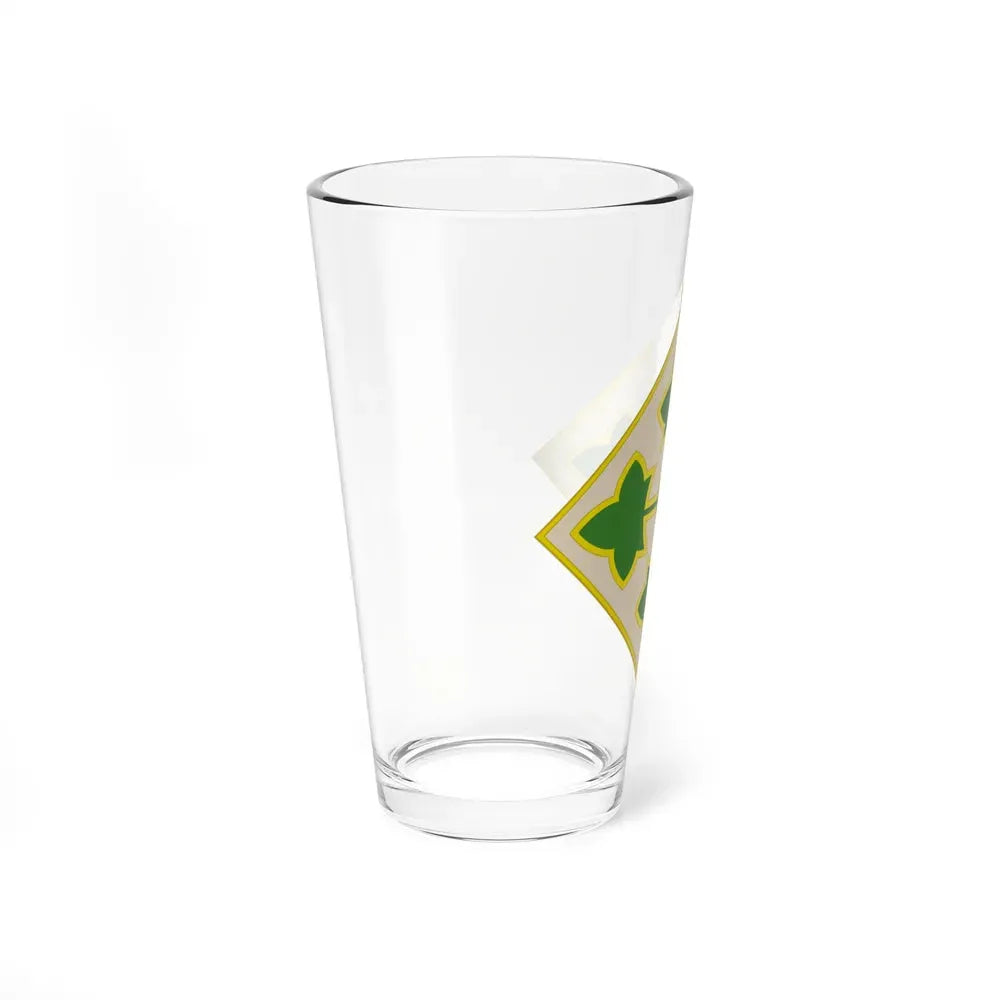 4th Infantry Division CSIB2 (U.S. Army) Pint Glass 16oz - Go Mug Yourself