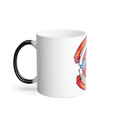 4th Landing Support Battalion Promptus Ad Eundum (USMC) Color Changing Coffee Mug - Go Mug Yourself