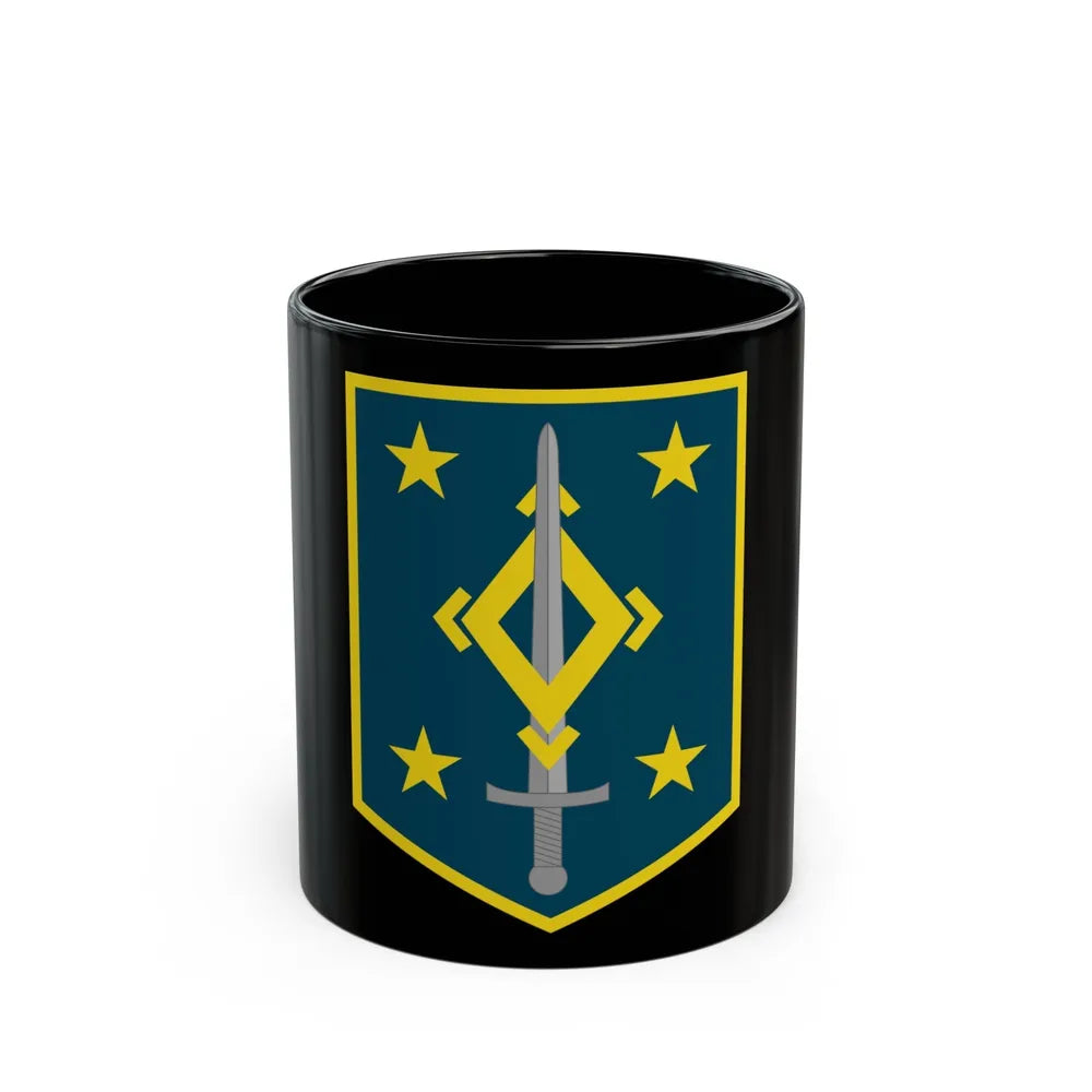 4th Maneuver Enhancement Brigade (U.S. Army) Black Coffee Mug-11oz-Go Mug Yourself