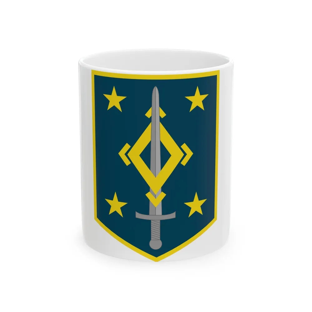 4th Maneuver Enhancement Brigade (U.S. Army) White Coffee Mug-11oz-Go Mug Yourself