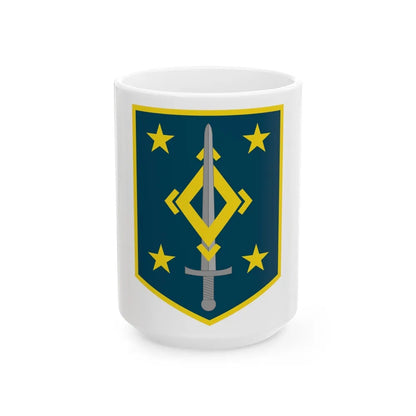 4th Maneuver Enhancement Brigade (U.S. Army) White Coffee Mug-15oz-Go Mug Yourself