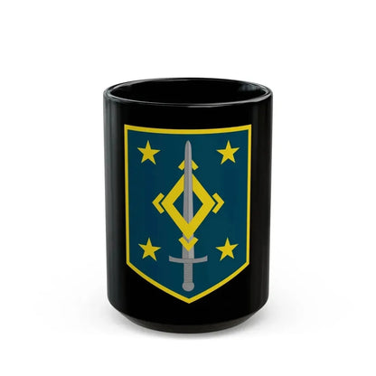 4th Maneuver Enhancement Brigade (U.S. Army) Black Coffee Mug 15oz - Go Mug Yourself