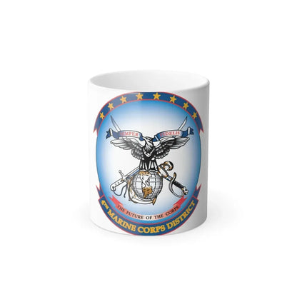 4th Marine Crps (USMC) Color Changing Coffee Mug 11oz - Go Mug Yourself