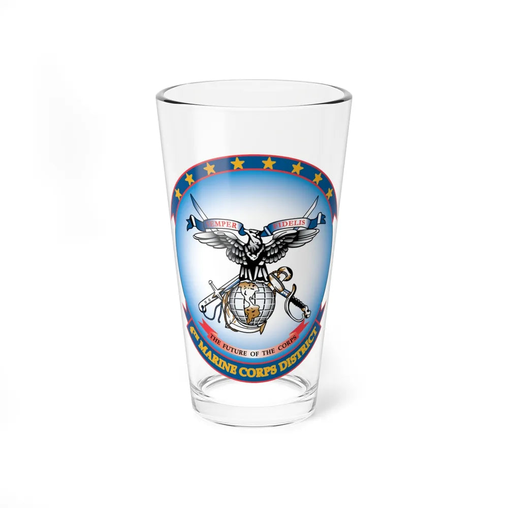 4th Marine Crps (USMC) Pint Glass 16oz-16oz-Go Mug Yourself