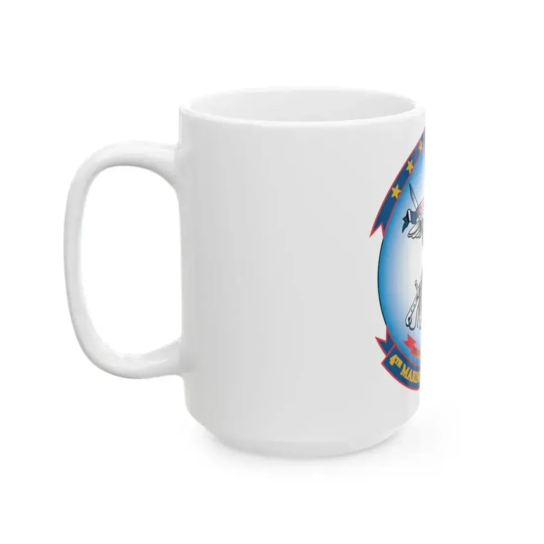 4th Marine Crps (USMC) White Coffee Mug - Go Mug Yourself