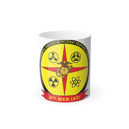 4th Marine Expeditionary Brigade Antiterrorism Chemical Biological Incident Response Force MEB AT CBIRF (USMC) Color Changing Coffee Mug 11oz - Go Mug Yourself