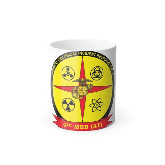 4th Marine Expeditionary Brigade Antiterrorism Chemical Biological Incident Response Force MEB AT CBIRF (USMC) Color Changing Coffee Mug 11oz - Go Mug Yourself