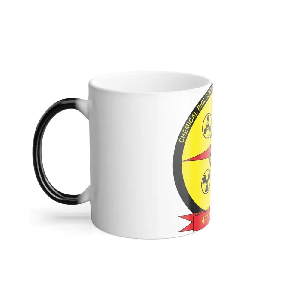 4th Marine Expeditionary Brigade Antiterrorism Chemical Biological Incident Response Force MEB AT CBIRF (USMC) Color Changing Coffee Mug - Go Mug Yourself