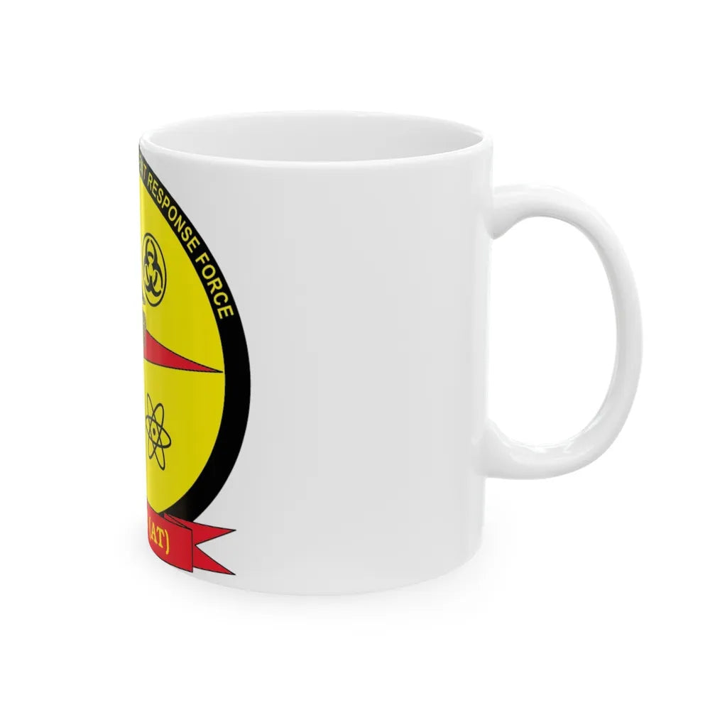 4th Marine Expeditionary Brigade Antiterrorism Chemical Biological Incident Response Force MEB AT CBIRF (USMC) White Coffee Mug-Go Mug Yourself