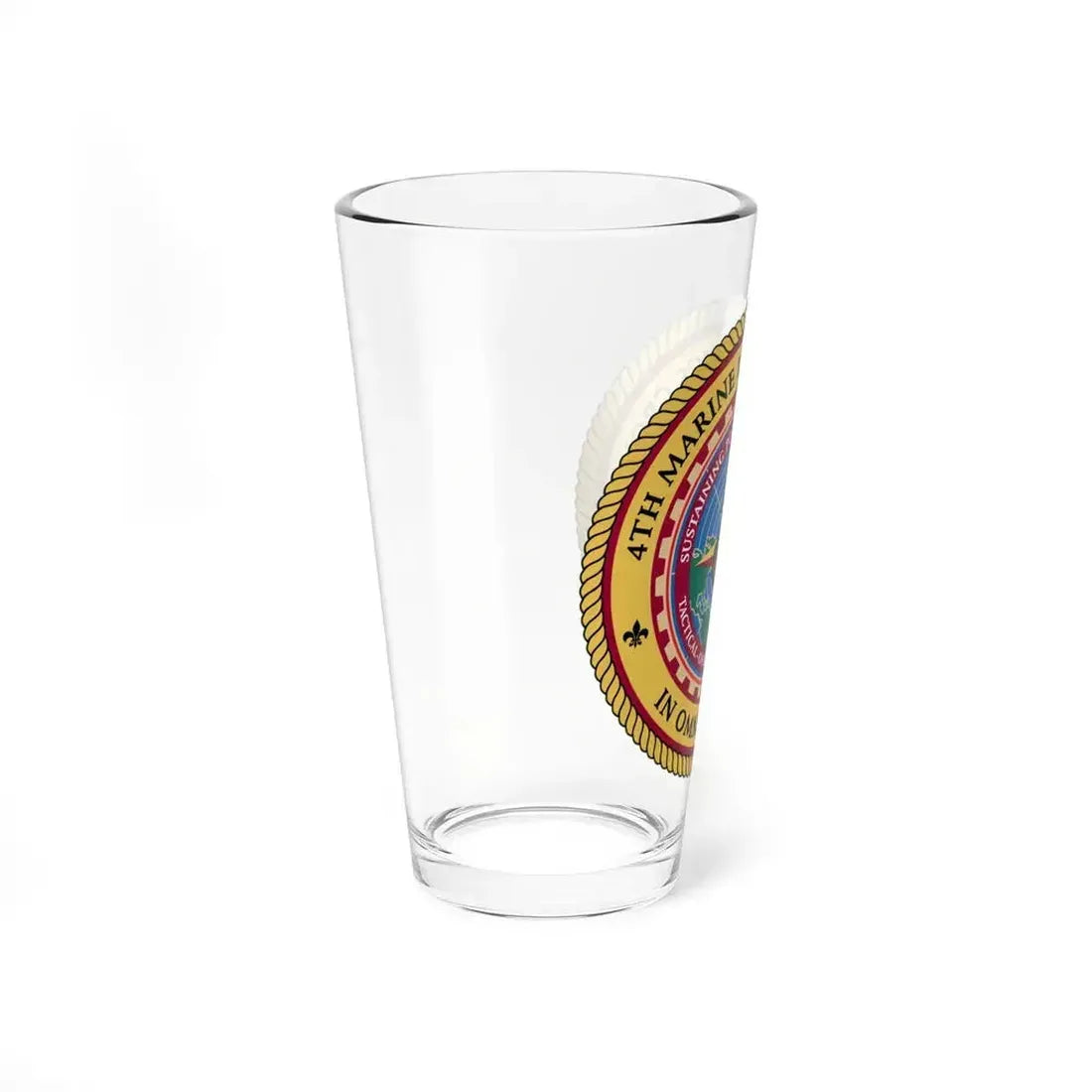 4th Marine Logistics Group In Omnia Paratus (USMC) Pint Glass 16oz - Go Mug Yourself