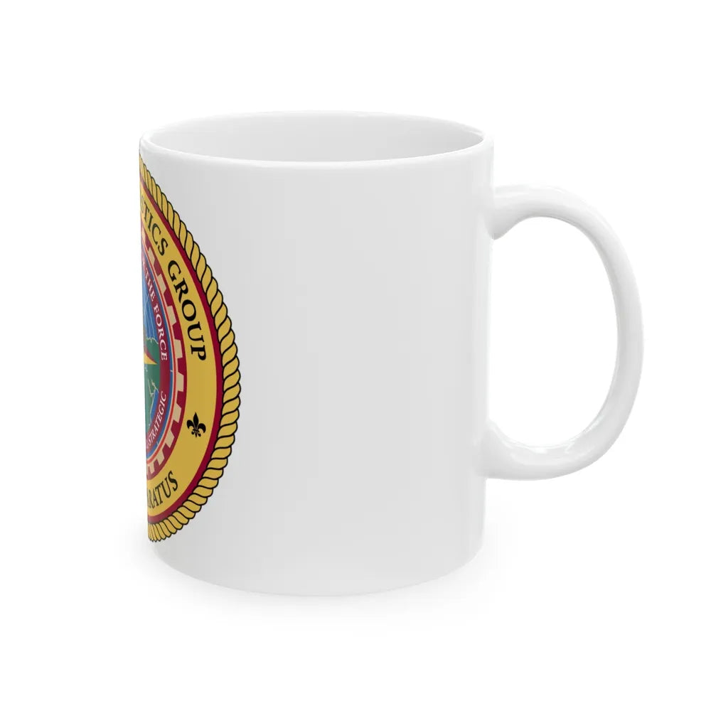 4th Marine Logistics Group In Omnia Paratus (USMC) White Coffee Mug-Go Mug Yourself