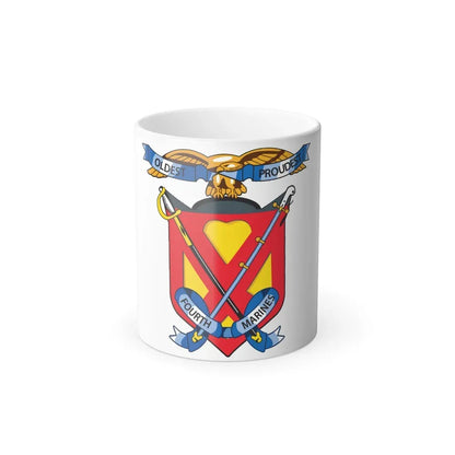 4th Marine Regiment (USMC) Color Changing Coffee Mug 11oz - Go Mug Yourself
