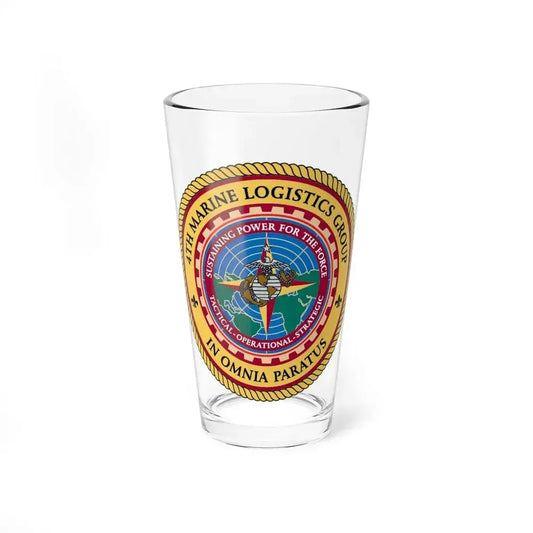 4th MLG 4th Marine Logistics Group (USMC) Pint Glass 16oz 16oz - Go Mug Yourself