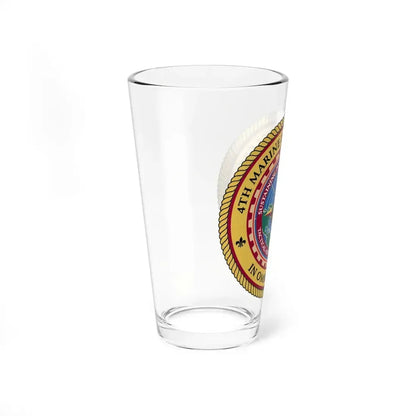 4th MLG 4th Marine Logistics Group (USMC) Pint Glass 16oz - Go Mug Yourself