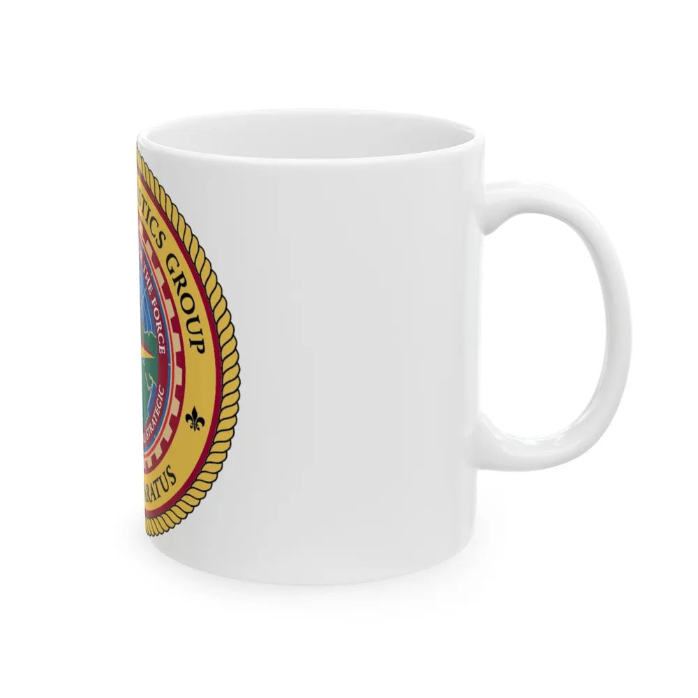 4th MLG 4th Marine Logistics Group (USMC) White Coffee Mug-Go Mug Yourself