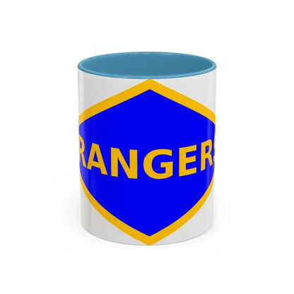 4th Ranger Battalion (U.S. Army) Accent Coffee Mug 11oz Light Blue - Go Mug Yourself