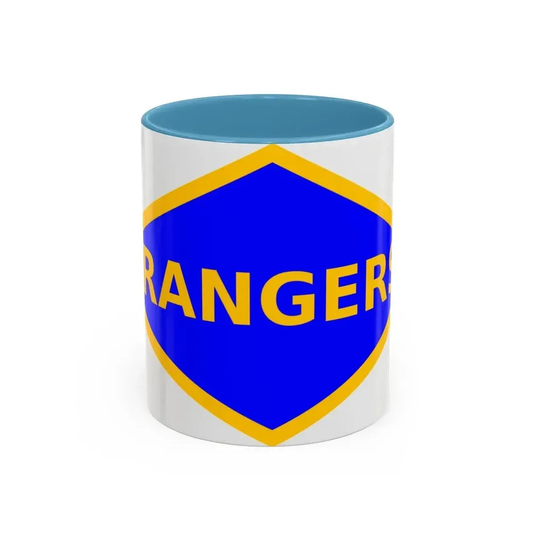 4th Ranger Battalion (U.S. Army) Accent Coffee Mug 11oz Light Blue - Go Mug Yourself