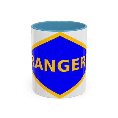 4th Ranger Battalion (U.S. Army) Accent Coffee Mug 11oz Light Blue - Go Mug Yourself
