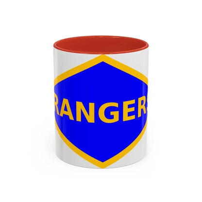 4th Ranger Battalion (U.S. Army) Accent Coffee Mug 11oz Red - Go Mug Yourself