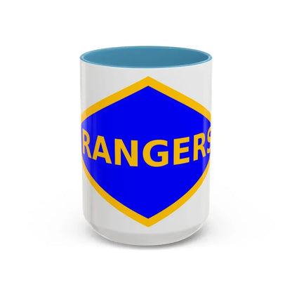 4th Ranger Battalion (U.S. Army) Accent Coffee Mug 15oz Light Blue - Go Mug Yourself