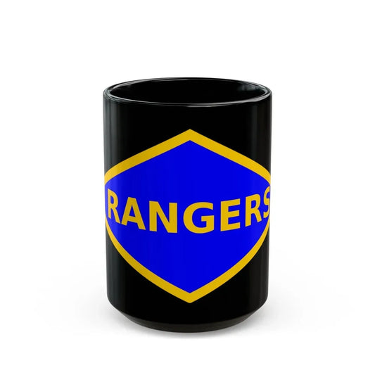 4th Ranger Battalion (U.S. Army) Black Coffee Mug 15oz - Go Mug Yourself