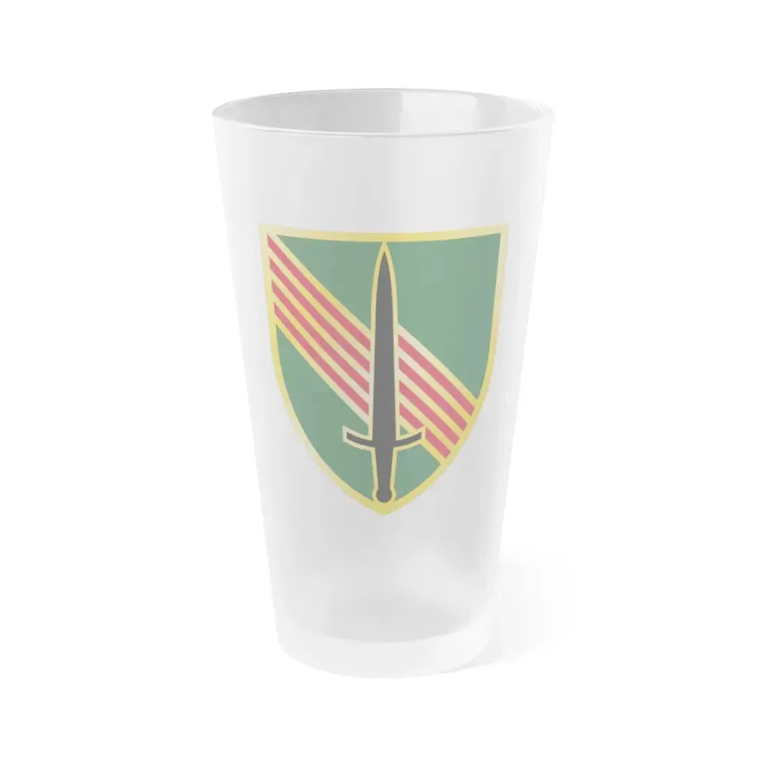 4th Security Force Assistance Brigade (U.S. Army) Frosted Pint Glass 16oz - Go Mug Yourself