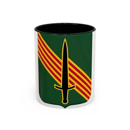 4th Security Force Assistance Brigade v2 (U.S. Army) Accent Coffee Mug 11oz Black - Go Mug Yourself