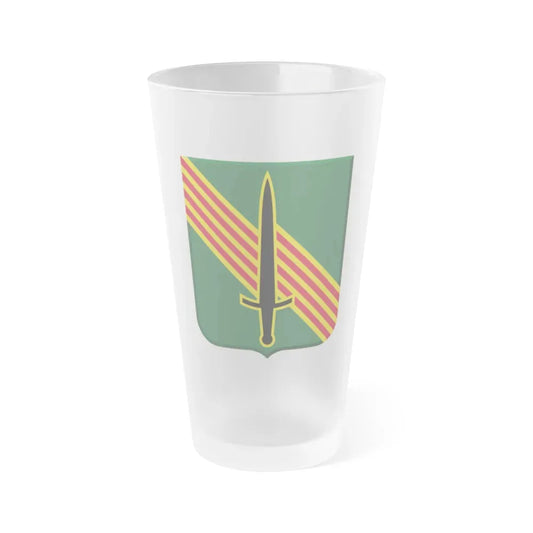 4th Security Force Assistance Brigade v2 (U.S. Army) Frosted Pint Glass 16oz Default Title - Go Mug Yourself