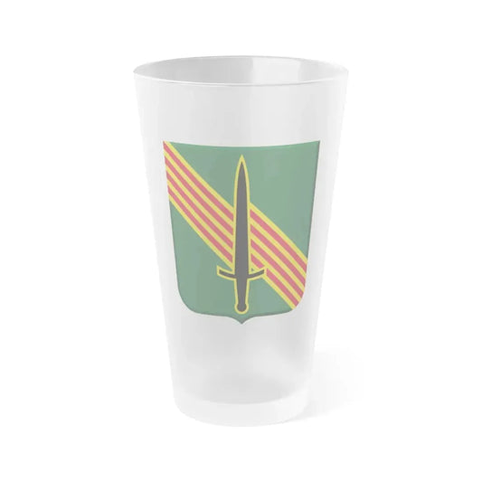 4th Security Force Assistance Brigade v2 (U.S. Army) Frosted Pint Glass 16oz Default Title - Go Mug Yourself