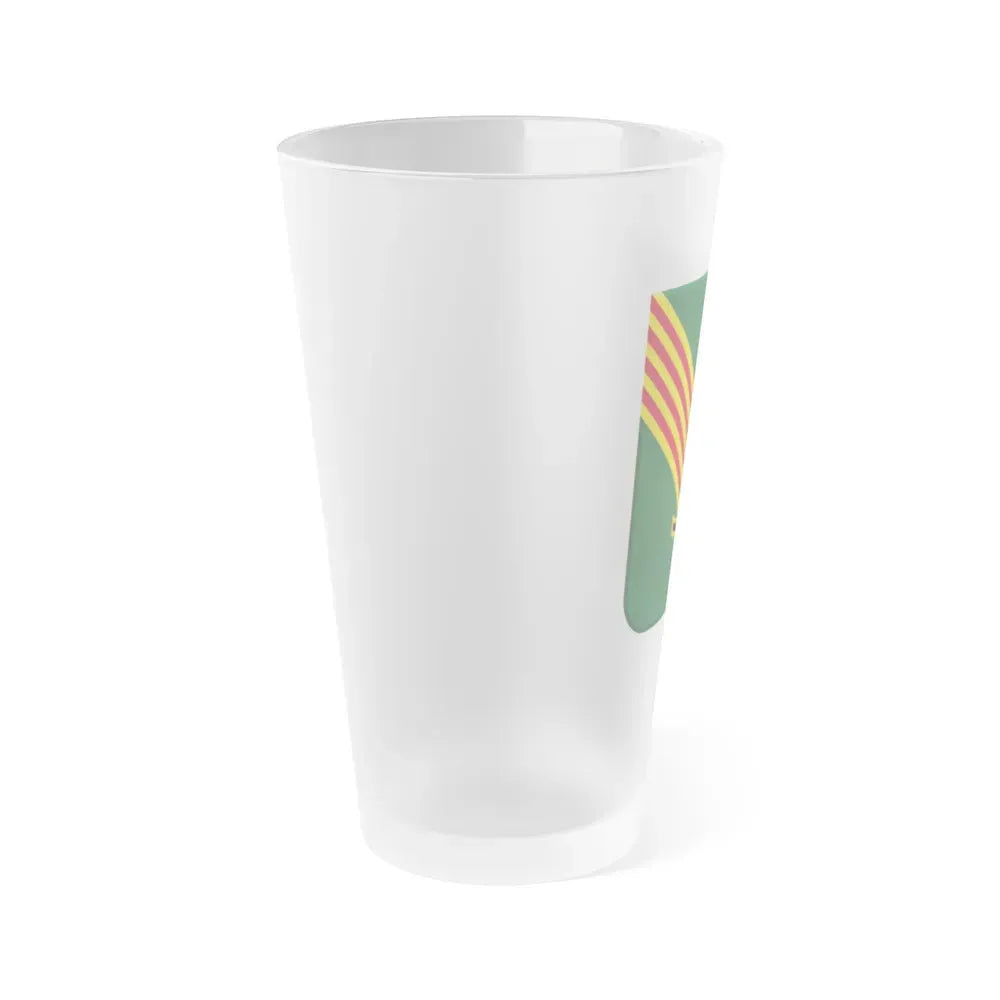 4th Security Force Assistance Brigade v2 (U.S. Army) Frosted Pint Glass 16oz - Go Mug Yourself