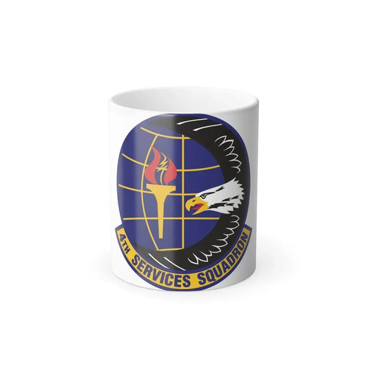 4th Services Squadron (U.S. Air Force) Color Changing Coffee Mug 11oz - Go Mug Yourself