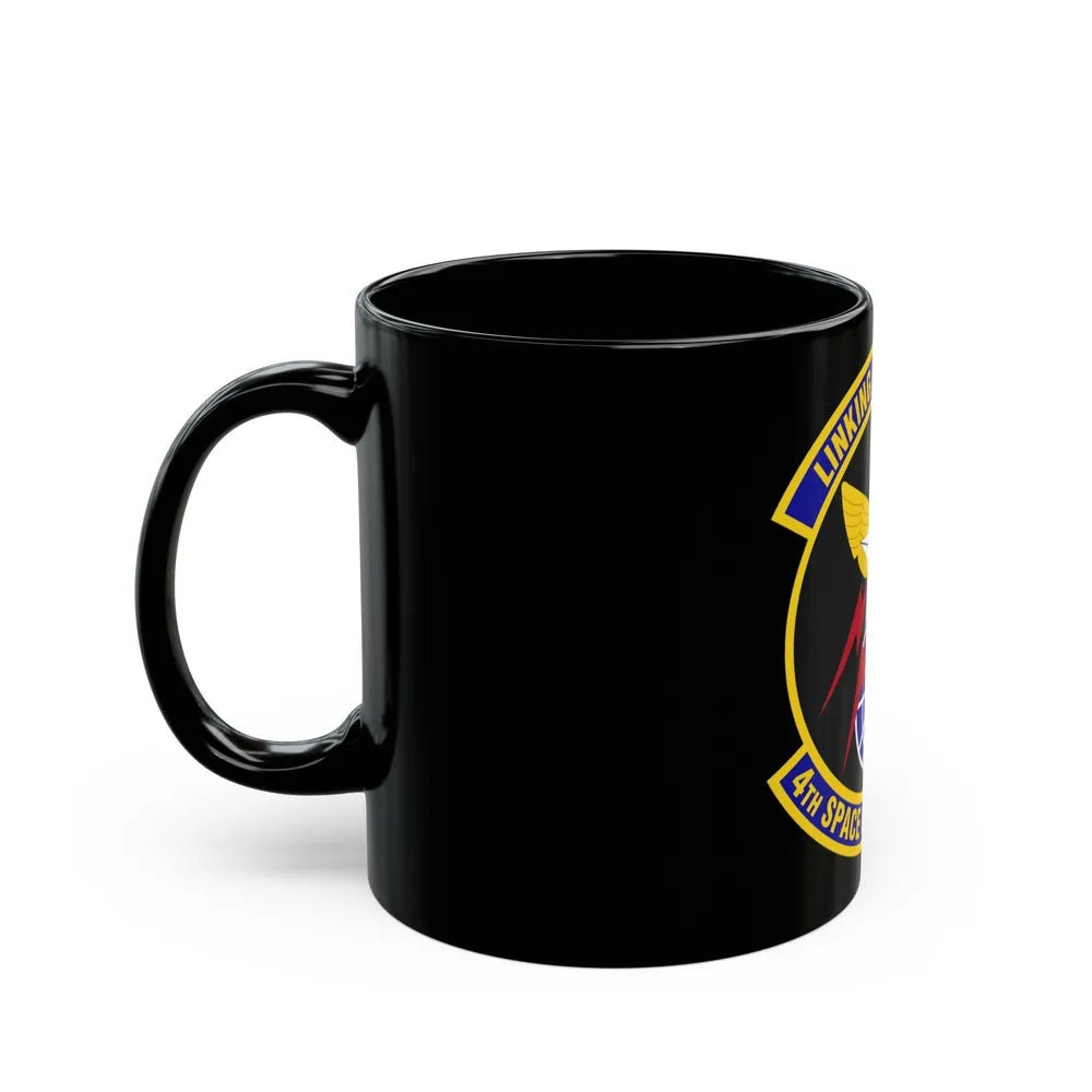 4th Space Operations Squadron (U.S. Air Force) Black Coffee Mug-Go Mug Yourself