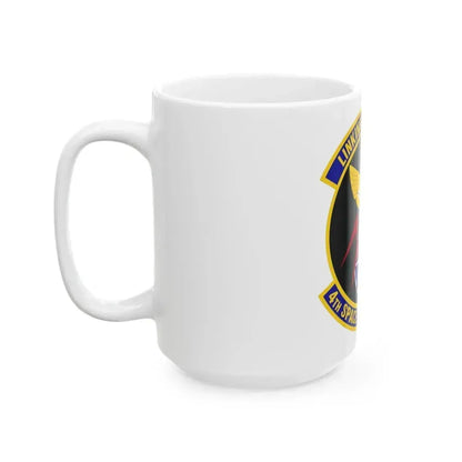 4th Space Operations Squadron (U.S. Air Force) White Coffee Mug - Go Mug Yourself