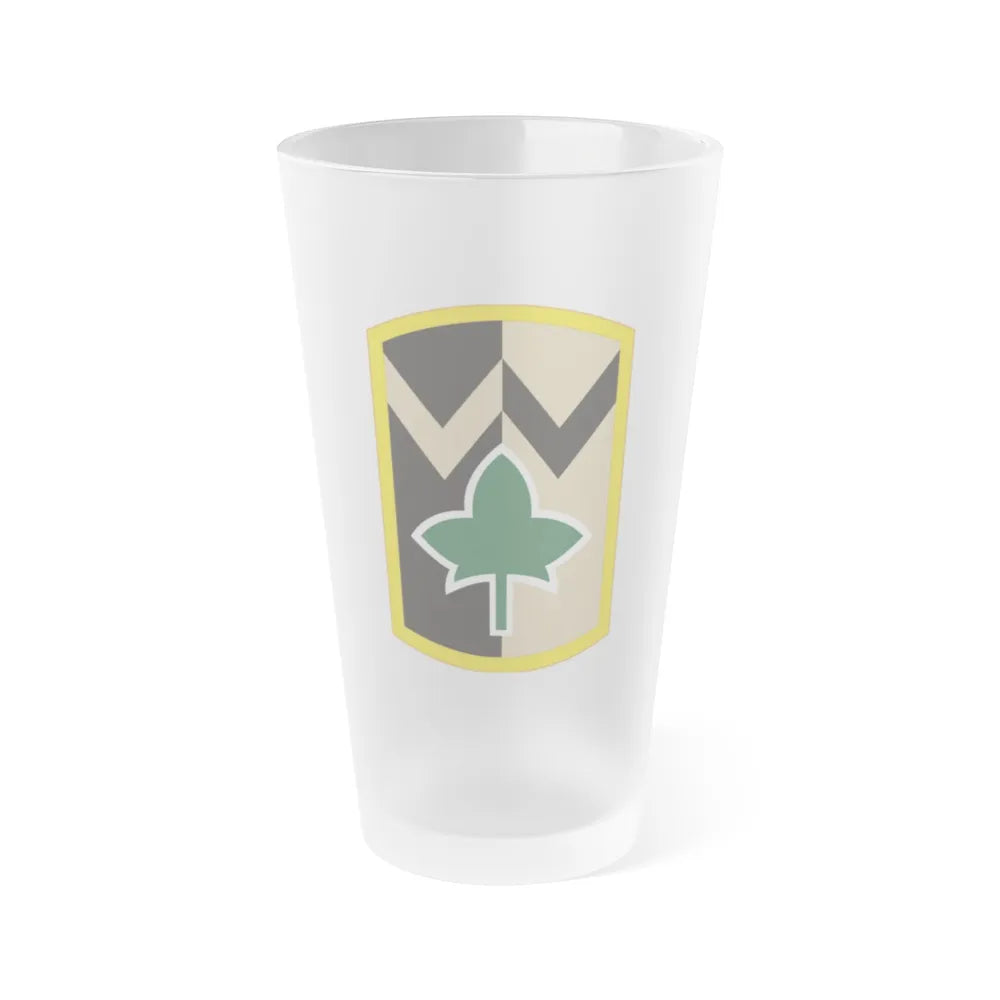 4th Sustainment Brigade (U.S. Army) Frosted Pint Glass 16oz-Go Mug Yourself