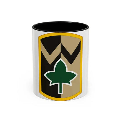 4th Sustainment Brigade (U.S. Army) Accent Coffee Mug 11oz Black - Go Mug Yourself