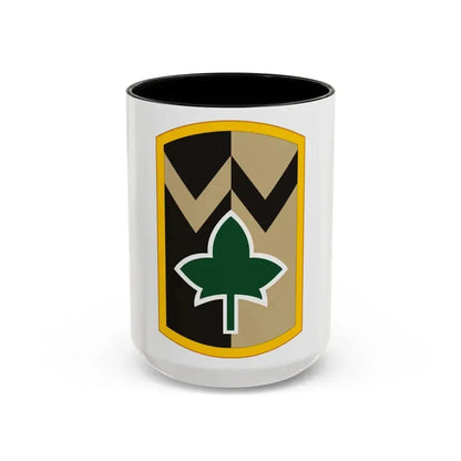 4th Sustainment Brigade (U.S. Army) Accent Coffee Mug 15oz Black - Go Mug Yourself
