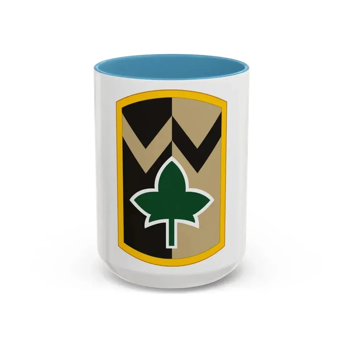 4th Sustainment Brigade (U.S. Army) Accent Coffee Mug 15oz Light Blue - Go Mug Yourself